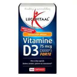 Trekpleister Lucovitaal Vitamine D3 75mcg Capsules aanbieding