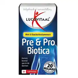 Trekpleister Lucovitaal Pre & Pro Biotica Capsules aanbieding