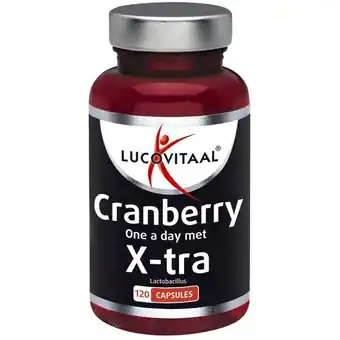 Trekpleister Lucovitaal Cranberry X-Tra Capsules aanbieding