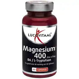 Trekpleister Lucovitaal Magnesium 400 B6/L-Tryptofaan Capsules aanbieding
