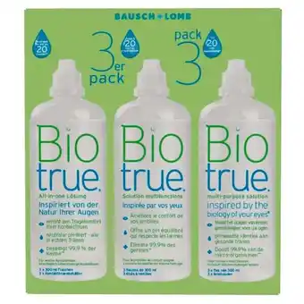 Trekpleister Bausch + Lomb Biotrue Multi-Purpose Solution Lenzenvloeistof aanbieding