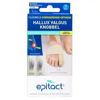 Trekpleister Epitact Hallux Valgus Knobbel Flexibele Corrigerende Orthese aanbieding