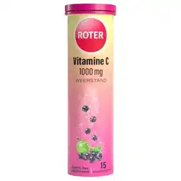 Trekpleister Roter Vitamine C 1000mg Zwarte Bes Appel Bruistabletten aanbieding