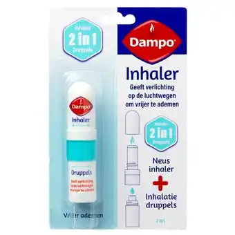 Trekpleister Dampo Inhaler en 2-in-1 Inhalatiedruppels aanbieding