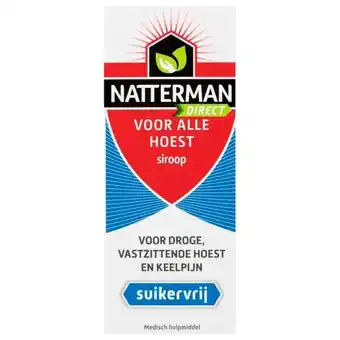 Trekpleister Natterman Direct Voor Alle Hoest Suikervrije Siroop aanbieding