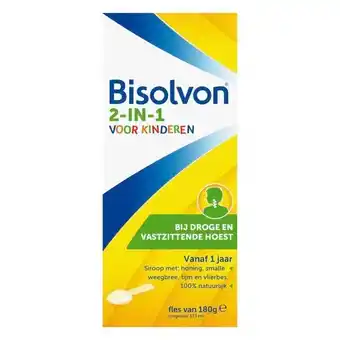 Trekpleister Bisolvon 2-In-1 Hoestdrank voor Kinderen aanbieding