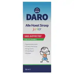 Trekpleister Daro Junior Alle Hoest Siroop aanbieding