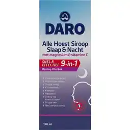 Trekpleister Daro Alle Hoest Siroop Slaap & Nacht Hoestsiroop aanbieding