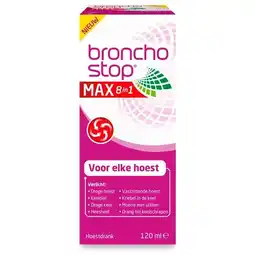 Trekpleister Bronchostop Max 8-in-1 Hoestdrank aanbieding