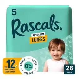 Trekpleister Rascal + Friends Maat 5 Premium Luiers aanbieding