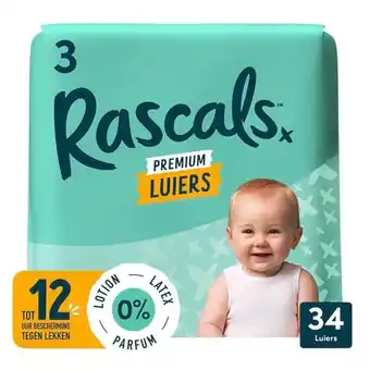 Trekpleister Rascal + Friends Maat 3 Premium Luiers aanbieding