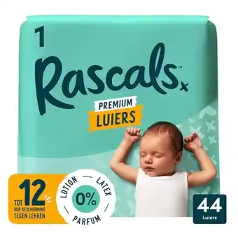 Trekpleister Rascal + Friends Maat 1 Premium Luiers aanbieding