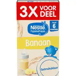 Trekpleister Nestlé Baby 6+M Banaan Pyjamapapje aanbieding