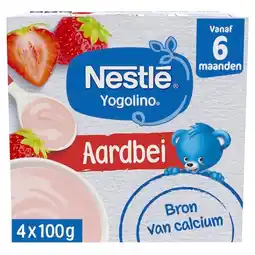 Trekpleister Nestlé Yogolino 6+M Aardbei Babydessert aanbieding