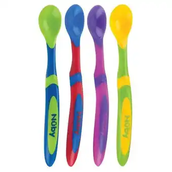 Trekpleister Nûby 6+M Voedingslepeltjes met Lange Handgreep aanbieding