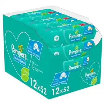 Trekpleister Pampers Fresh Clean Billendoekjes aanbieding