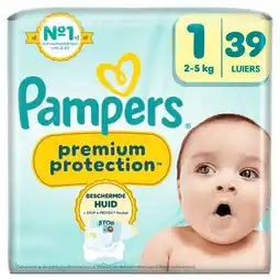 Trekpleister Pampers Premium Protection Maat 1 Luiers aanbieding