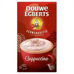 Trekpleister Douwe Egberts Cappuccino Oploskoffie aanbieding