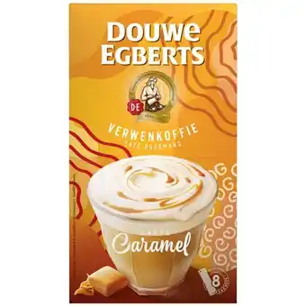 Trekpleister Douwe Egberts Latte Caramel Oploskoffie aanbieding