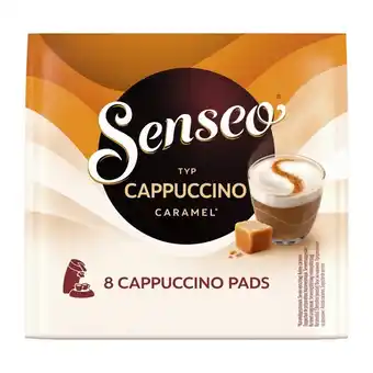 Trekpleister Douwe Egberts Senseo Cappuccino Caramel Coffee Pads aanbieding