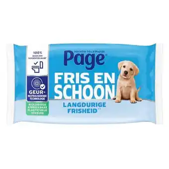 Trekpleister Page Fris en Schoon Vochtig Toiletpapier aanbieding