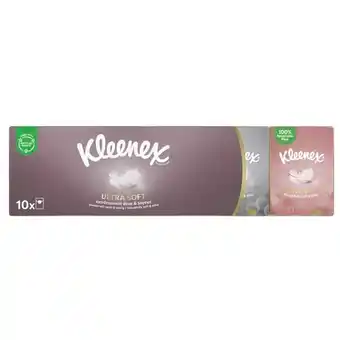 Trekpleister Kleenex Ultra Soft Zakdoekjes aanbieding