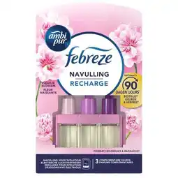 Trekpleister Ambi Pur Vleugje Bloesem 3Volution Elektrische Luchtverfrisser Navulling aanbieding