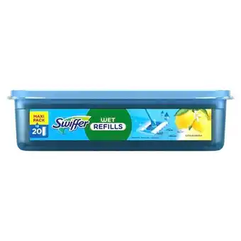Trekpleister Swiffer Citrus Fresh Vochtige Vloerdoekjes aanbieding