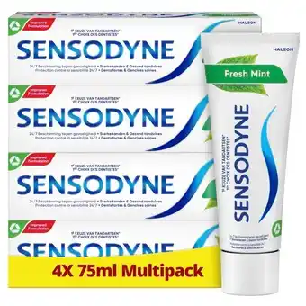 Trekpleister Sensodyne Fresh Mint Tandpasta aanbieding