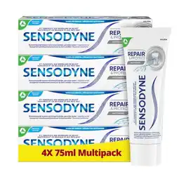 Trekpleister Sensodyne Repair & Protect Whitening Tandpasta aanbieding