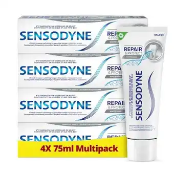 Trekpleister Sensodyne Repair & Protect Whitening Tandpasta aanbieding
