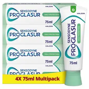 Trekpleister Sensodyne Proglasur Daily Protection Multi-Action Tandpasta aanbieding