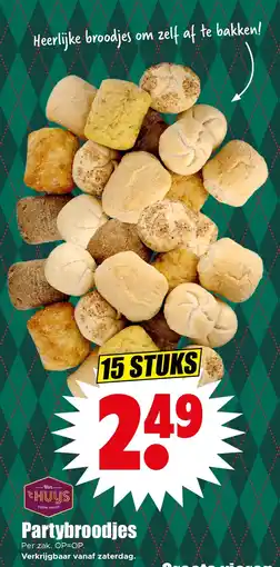 Dirk Partybroodjes aanbieding