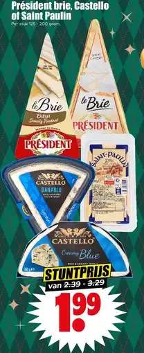Dirk Président brie, Castello of Saint Paulin aanbieding