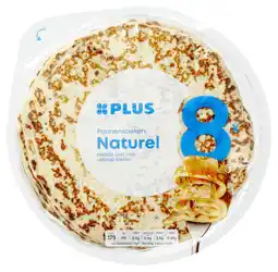 PLUS PLUS Pannenkoeken naturel aanbieding