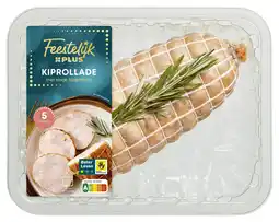 PLUS Feestelijk PLUS Kiprollade met een takje rozemarijn aanbieding