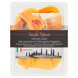 PLUS Selezione Ristorante Gevulde pasta met pompoen en kazen aanbieding