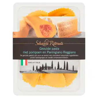 PLUS Selezione Ristorante Gevulde pasta met pompoen en kazen aanbieding