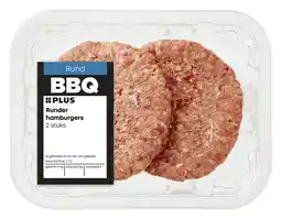 PLUS PLUS Runder hamburgers 2st aanbieding