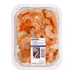 PLUS PLUS Scampi's met Knoflookmarinade aanbieding