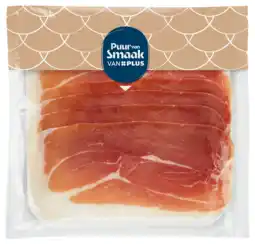 PLUS PLUS Puur van smaak Proscuitto Crudo aanbieding