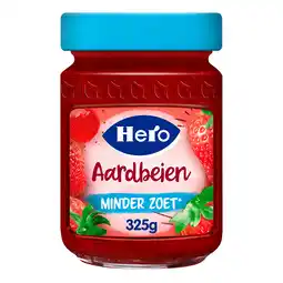 PLUS Hero Jam minder zoet aardbeien aanbieding