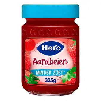 PLUS Hero Jam minder zoet aardbeien aanbieding