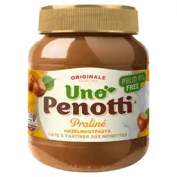 PLUS Uno Penotti Praliné hazelnootpasta aanbieding
