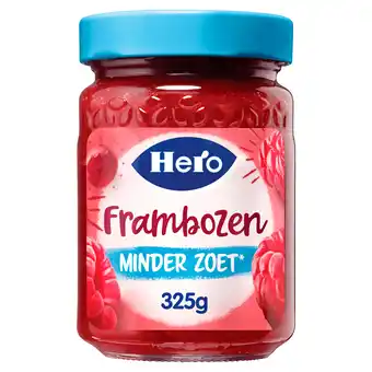PLUS Hero Jam Minder Zoet Frambozen aanbieding