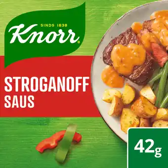 PLUS Knorr Mix Stroganoff saus aanbieding