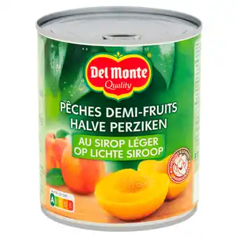 PLUS Del monte Halve Perziken op siroop aanbieding