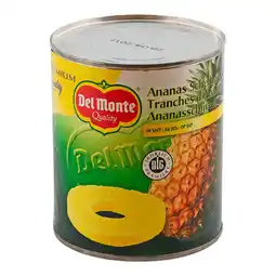 PLUS Del monte Ananas schijven op sap aanbieding