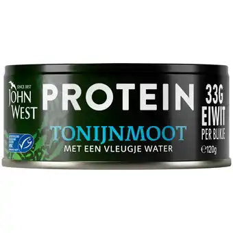 PLUS John West Tonijnmoot water protein MSC aanbieding