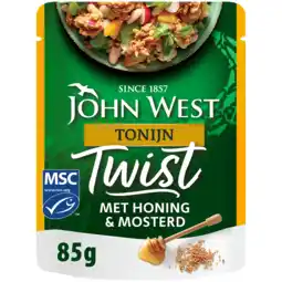 PLUS John West Tonijn Twist Honing & Mosterd aanbieding
